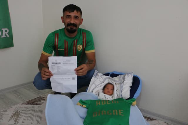 Amed superfan keeps promise by naming son after Mbaye Diagne