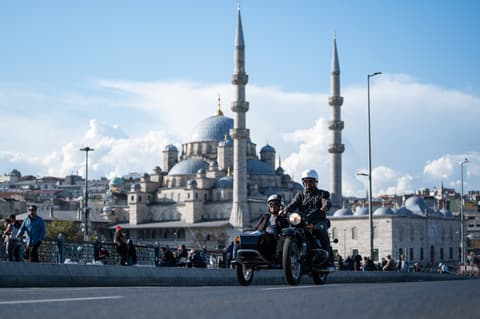 Istanbul’s retro sidecar tours offer tourists new way to explore