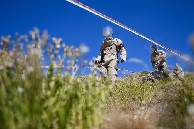 Mine by mine, Turkish military teams clear land near Iraqi border