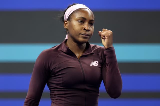 Gauff hits back at racist abuse after Beijing point backlash