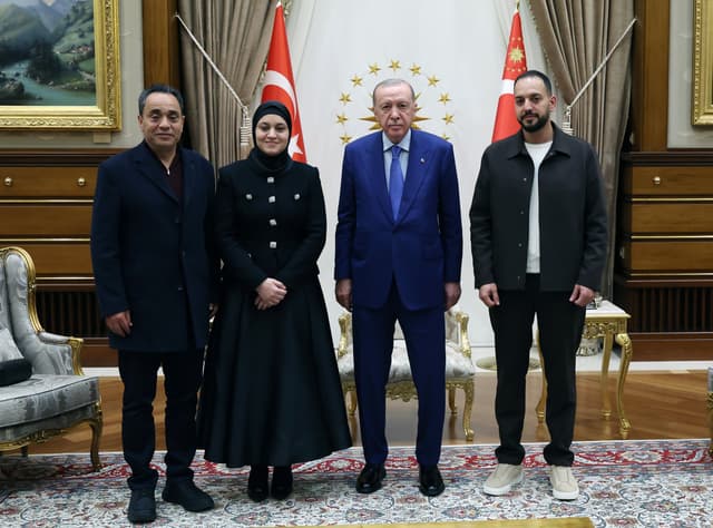 President Erdoğan meets family of Hind Rajab