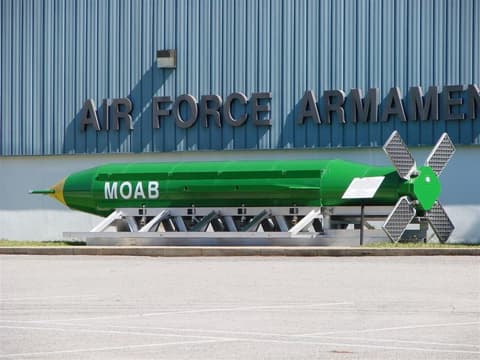US reportedly weighs dropping 'Mother of All Bombs' on Iran