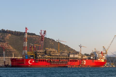 Türkiye's 1st floating platform due for Black Sea to double gas output