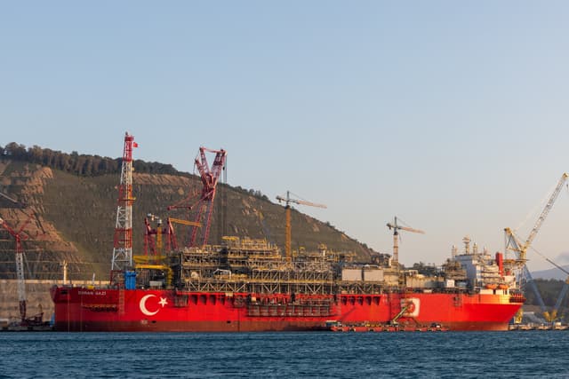 Türkiye's 1st floating platform due for Black Sea to double gas output