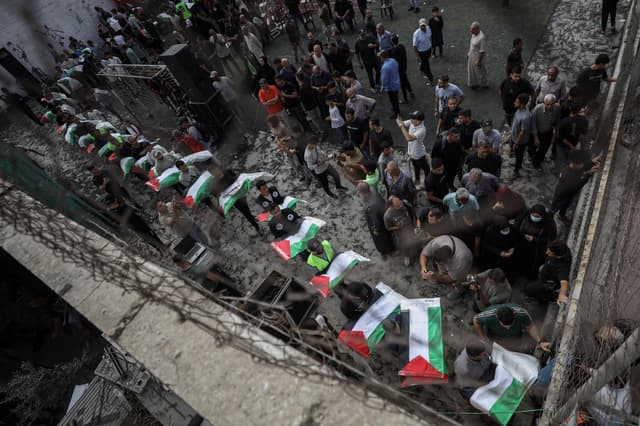 Gaza funeral bid farewell to 75 dead under rubble of Israel's war