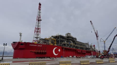 Türkiye marks new step in domestic energy with Osman Gazi platform