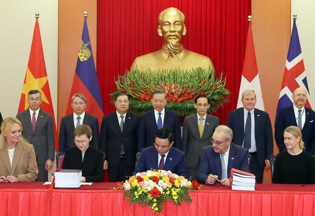 Vietnam, EFTA nations sign free trade deal