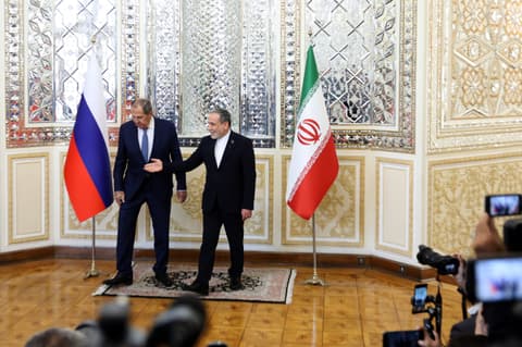 Lavrov lands in Iran as Moscow attempts to mediate in Mideast war