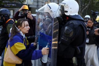 Albania's Rama warns protesters after police station set ablaze