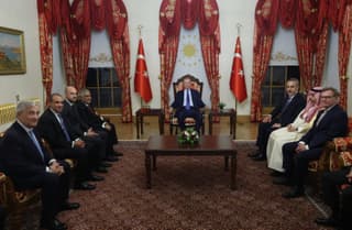 President Erdoğan hosts foreign ministers after R4+E3 talks