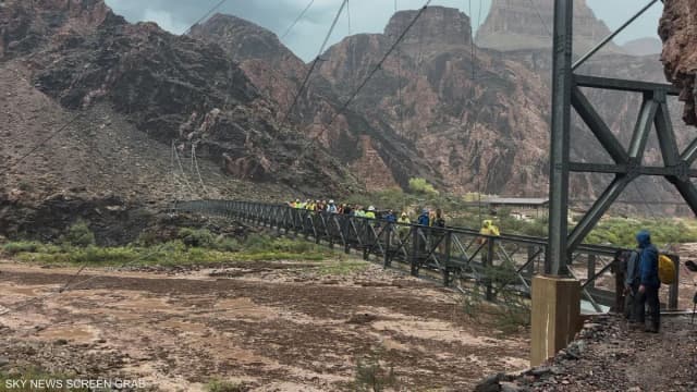 قتيلان و15 مفقوداً بفيضانات غراند كانيون