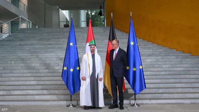 محمد بن زايد وميرتس يشهدان إطلاق الحوار الاستراتيجي