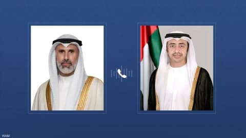 الإمارات والكويت تبحثان تطورات الأوضاع الإقليمية