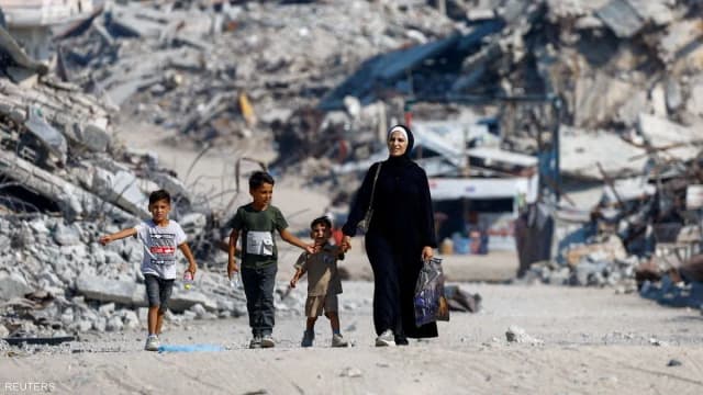 كاتس يتحدث مجددا عن خطة إسرائيل لتهجير سكان غزة