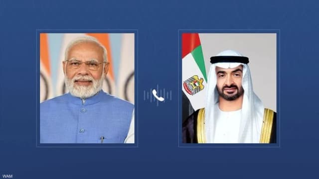 محمد بن زايد ومودي يبحثان العلاقات والتطورات الإقليمية