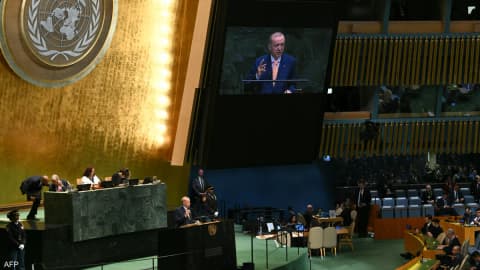 أردوغان يدعو للضغط على إسرائيل وإصلاح الأمم المتحدة