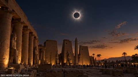 موعد مع الظلام.. ظاهرة فلكية تضع الأقصر تحت أنظار العالم