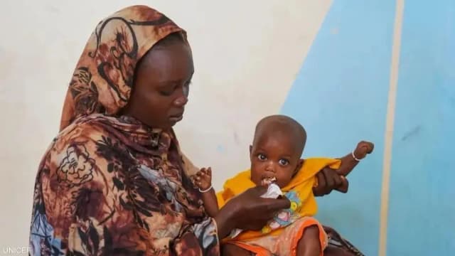 أطفال السودان يدخلون دائرة المجاعة