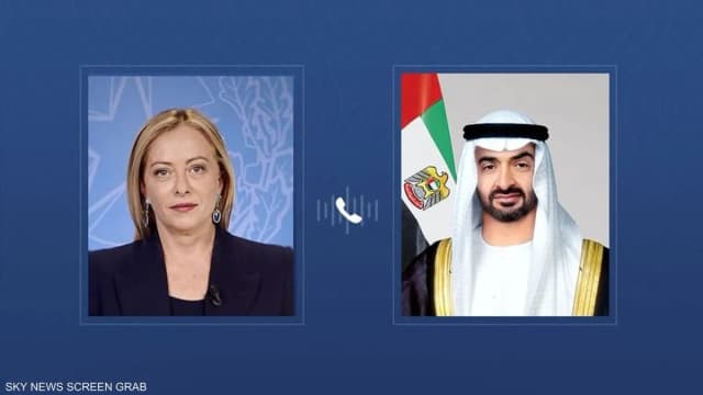 محمد بن زايد وجورجيا ميلوني يبحثان التطورات الإقليمية