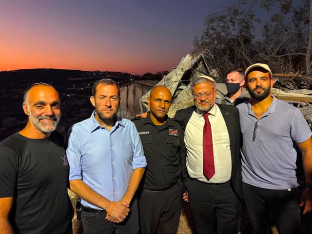 דגן מחזק את בן גביר: "טיפול נחוש באנרכיסטים הזרים בשומרון"