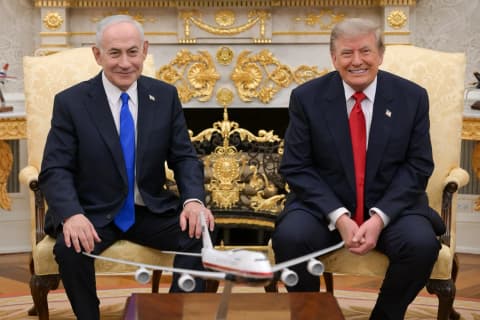 "ניצחון אדיר": טראמפ ונתניהו בסרטון בחירות משותף