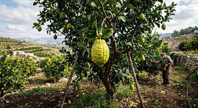 "יהלום צהוב”: איך מגדלים אתרוג גדול ומה המחיר?