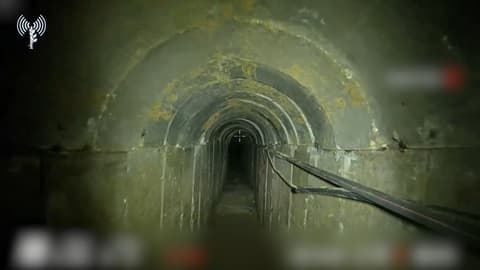 באורך של 2 קילומטר: צה"ל השמיד מנהרת ענק ברצועת עזה