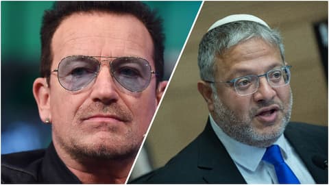 סולן U2 בונו במתקפה על בן גביר: "מזכיר את הימלר"