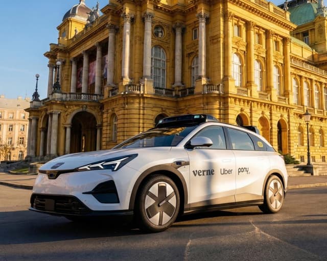 Uber begins self-driving robotaxi trial in Manchester