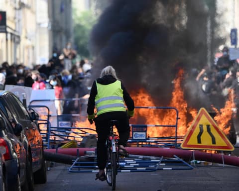 ‘This is state violence’: Paris students rage at politicians and heavy-handed policing