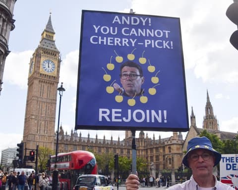 Tony Blair says Britain should work towards rejoining EU in next 10 years
