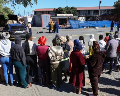 At least 27 dead in two mass shootings in South Africa, police say