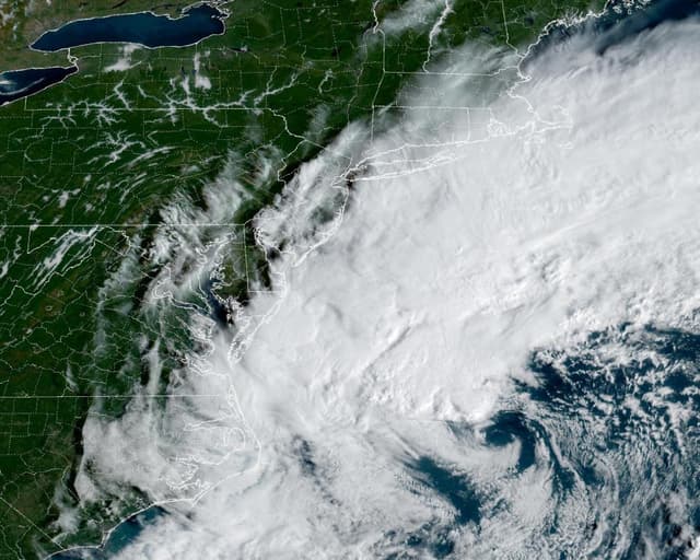 ‘Significant’ nor’easter brings high winds and heavy rain to US east coast