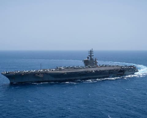 Two US navy aviators eject while landing on carrier off Virginia