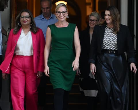 Sarah Hanson-Young announces Greens leadership tilt after MPs blindsided by Larissa Waters’ shock resignation