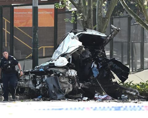 NSW police officer killed ‘instantly’ after car she was travelling in crashed into tree in Redfern