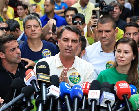 Brazil’s presidential race to go to second round as Flávio Bolsonaro leads incumbent Lula