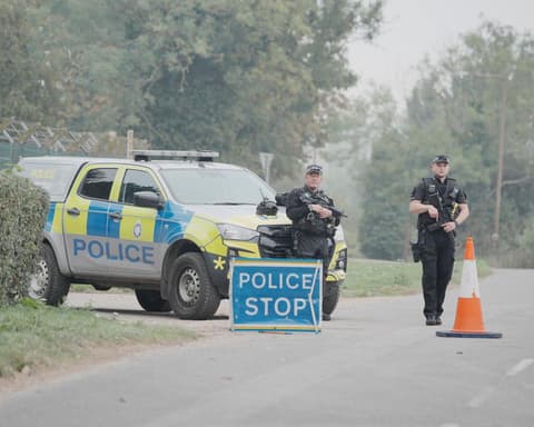 No explosives found in three vans searched near RAF Fairford, say police