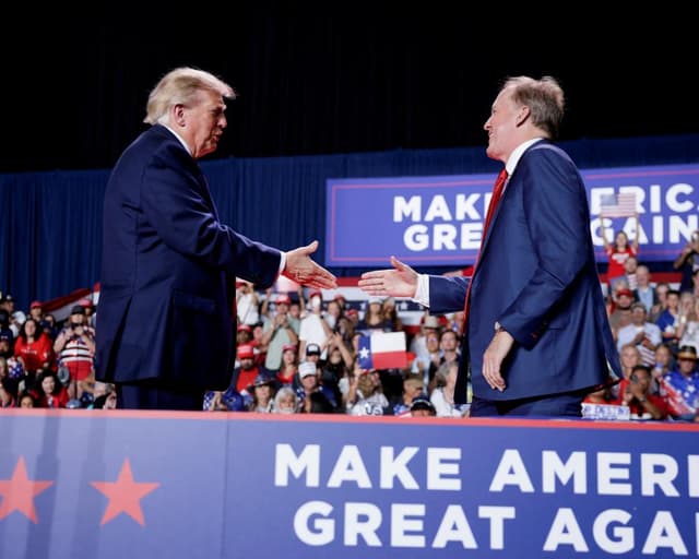 Trump attacks fellow Republicans for ‘hurting Texas’ during senate election race – US politics live