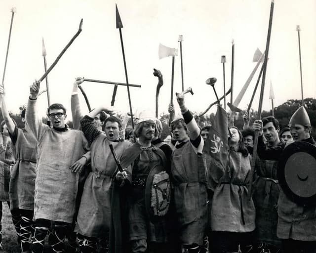 ‘A God-almighty punch-up’: rare footage shows Battle of Hastings (the 1966 one)