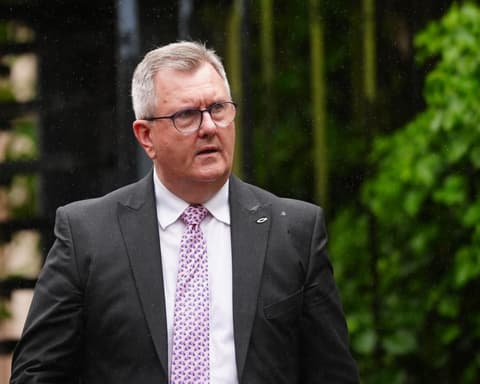 Former DUP leader Jeffrey Donaldson to be sentenced for child sexual abuse – latest updates