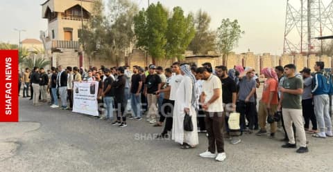 کارمەندەیل زانکۆ لە بەسرە دەسلەکارهەڵگرن لەوەر دویاکەفتن مووچەیلیان