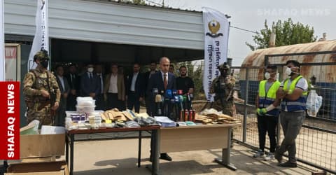 وە بڕیار دادگا.. سزانن و لەناوبردن زیاتر لە نیم تەن مادەی "کبتاگۆن" لە هەولێر