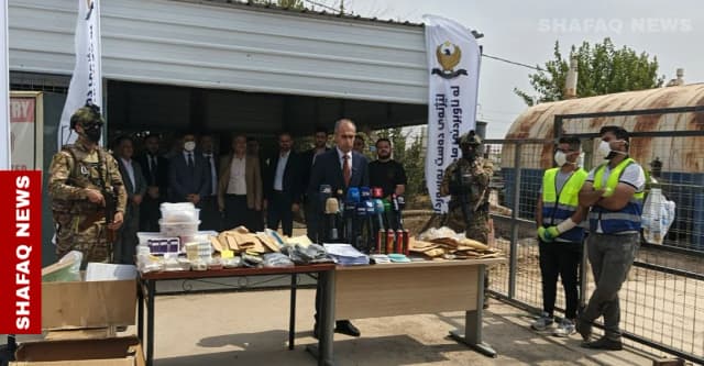 وە بڕیار دادگا.. سزانن و لەناوبردن زیاتر لە نیم تەن مادەی "کبتاگۆن" لە هەولێر