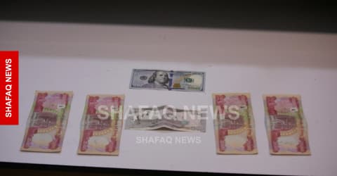  جیاوازی نرخ دۆلار لە بەغدا و هەولێر