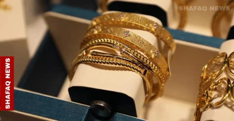 ‏داوەزیان نرخ تەڵا لە بازاڕەیل بەغداد و هەولێر