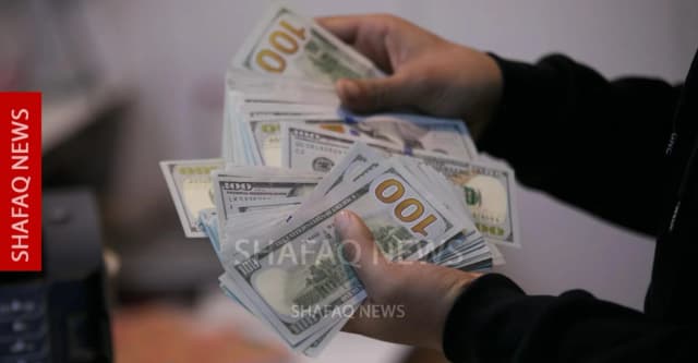 دۆلار 156 هەزار دینار توومارکەێد.. داوەزیان نرخ دۆلار لە بەغداد و هەولێر