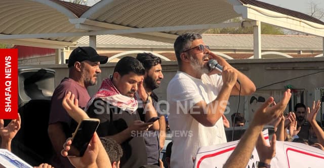 عقود تربية البصرة يتظاهرون للمطالبة بالمستحقات ويهددون بكشف أسماء "وافدة" (فيديو)