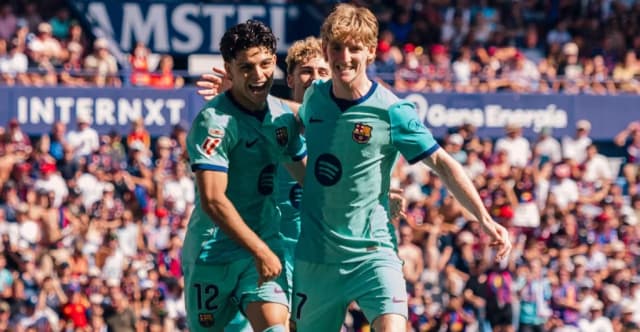 برشلونة يهزم ليفانتي برباعية ويتصدر "الليغا"
