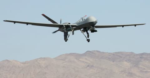 سوپای پاسداران خەوەر دەێد لە وەخوارخستن فڕۆکەیگ بێفڕۆکەوان ئەمریکی لە جۊر "MQ-1" لە خوەرئاوای گەروو هورمز